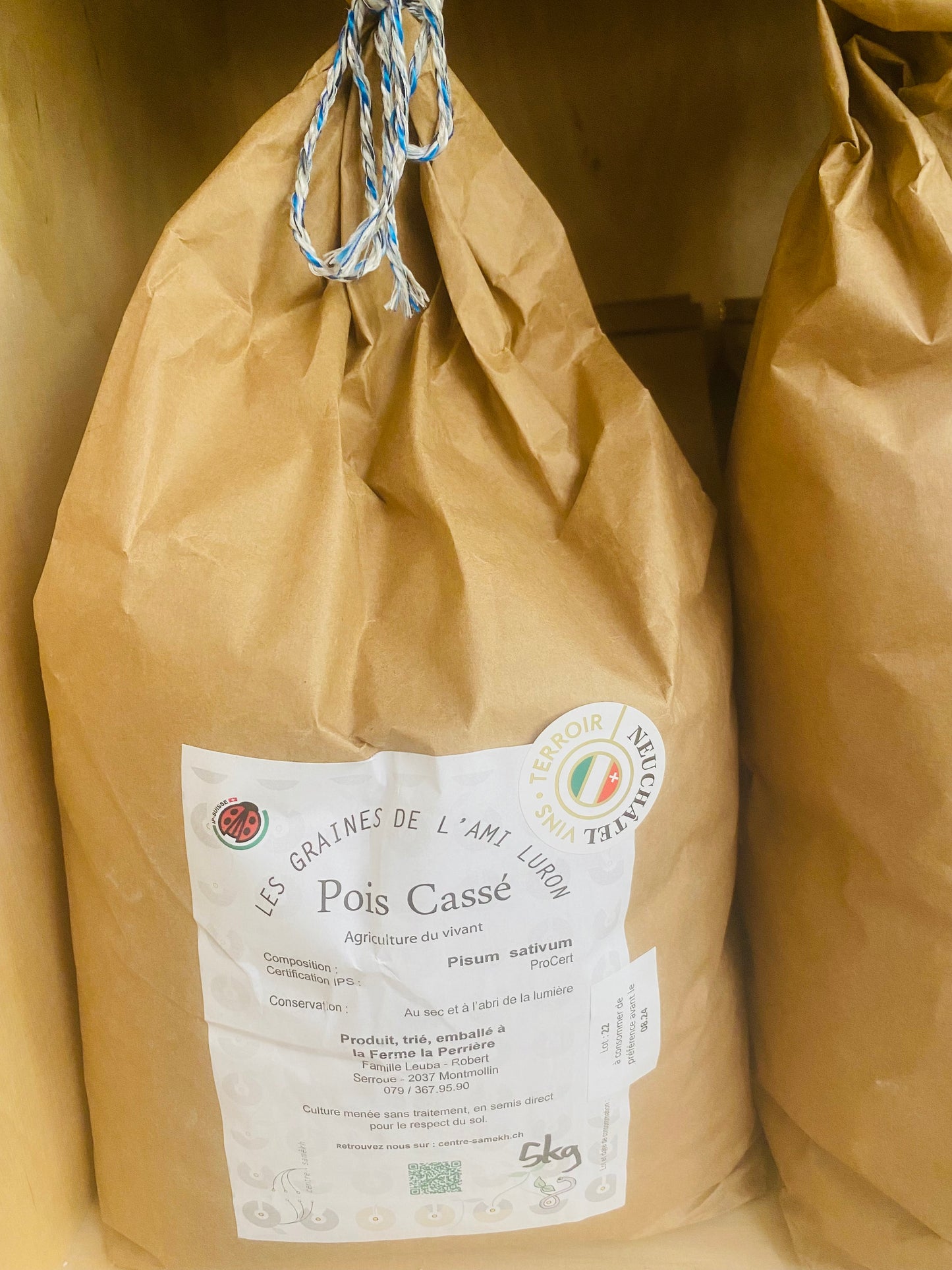 Pois cassés sac de 5 kilos