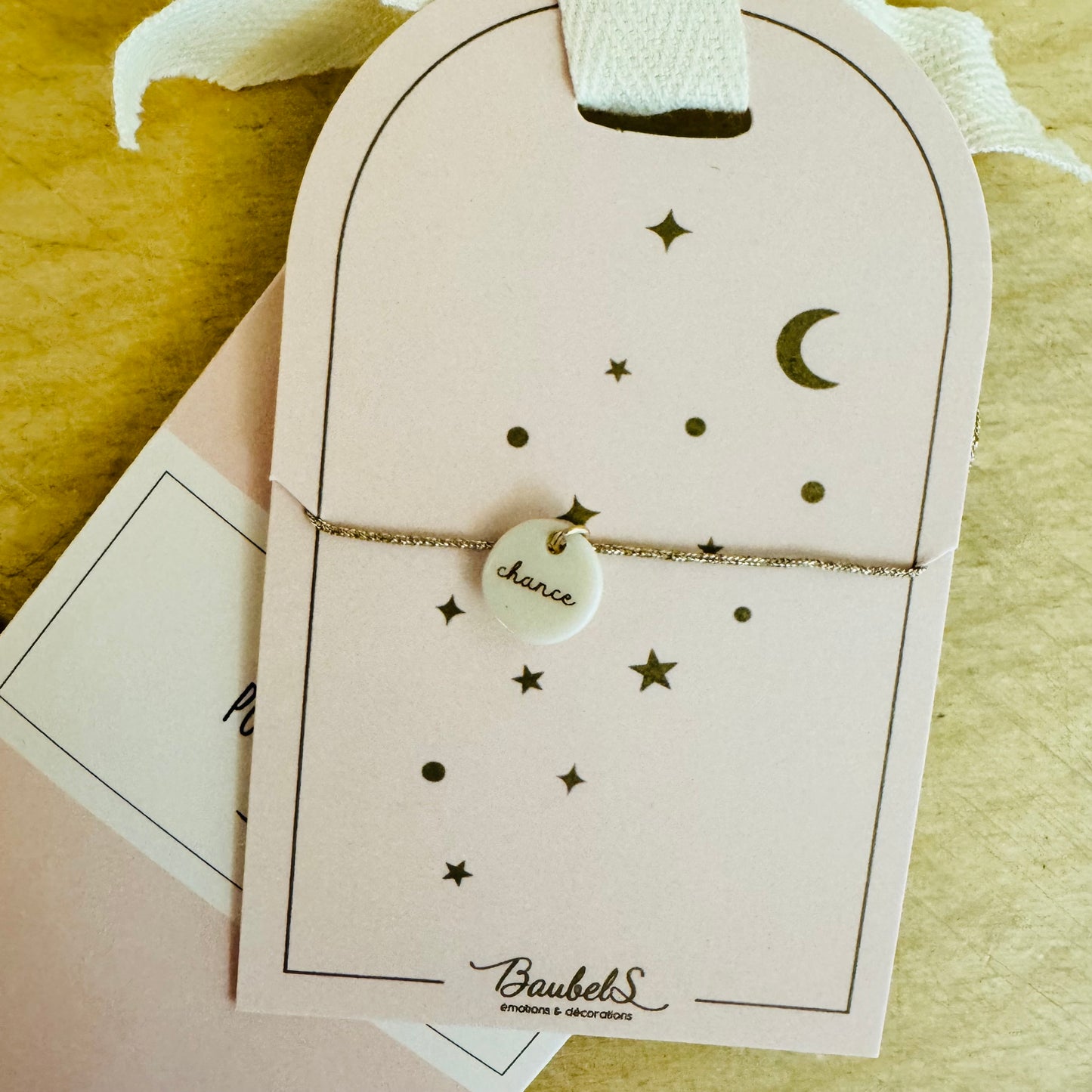 Bracelet médaillon chance