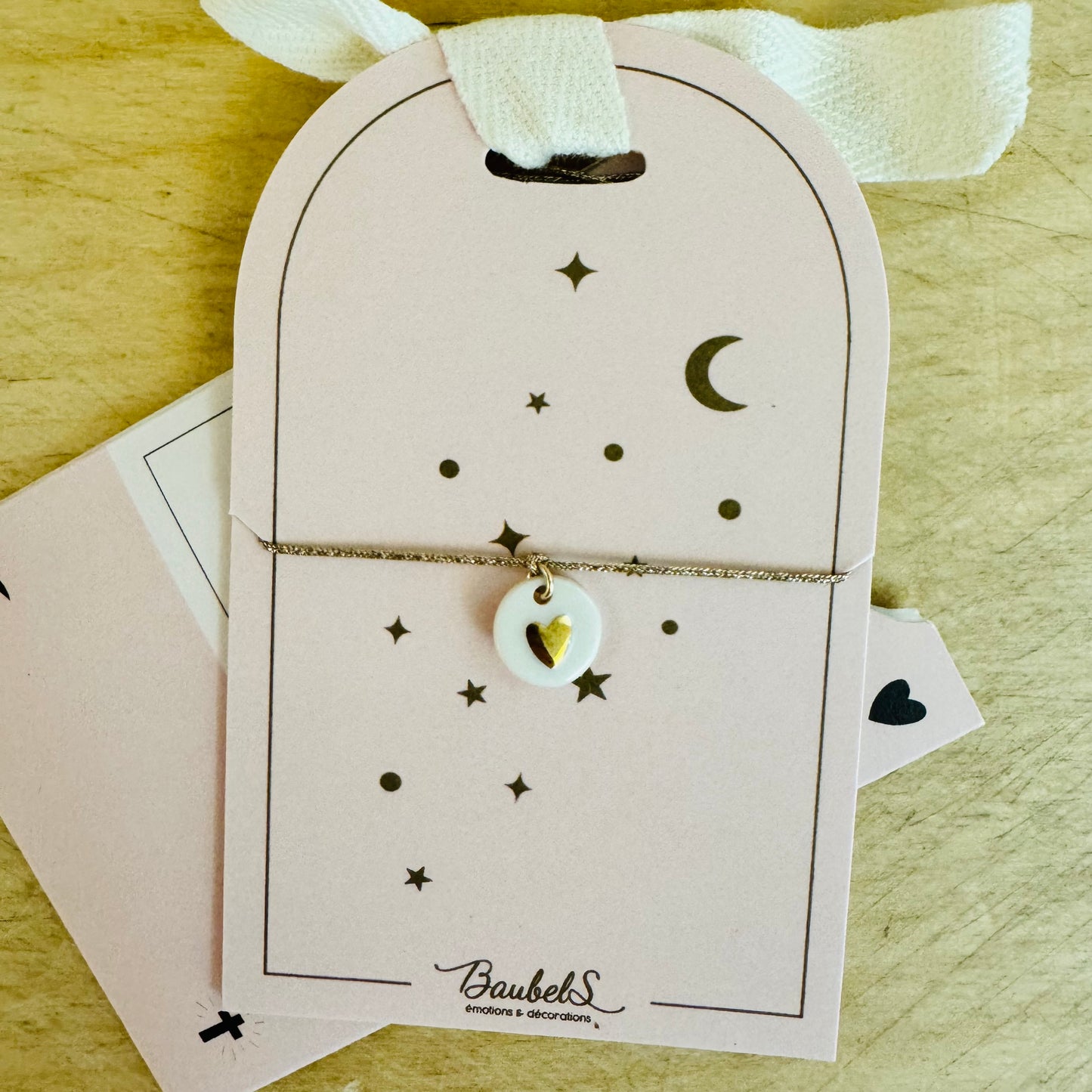 Bracelet médaillon cœur