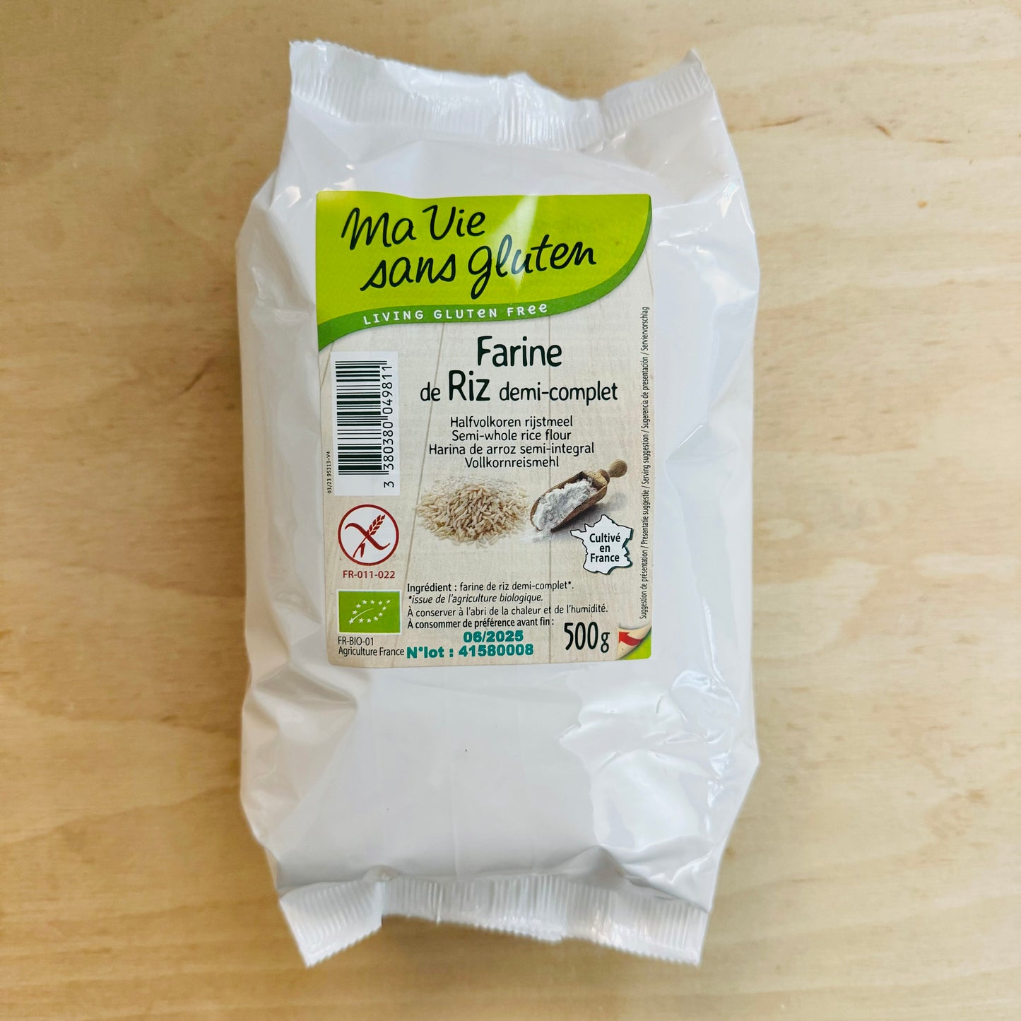 Farine de riz demi-complet BIO