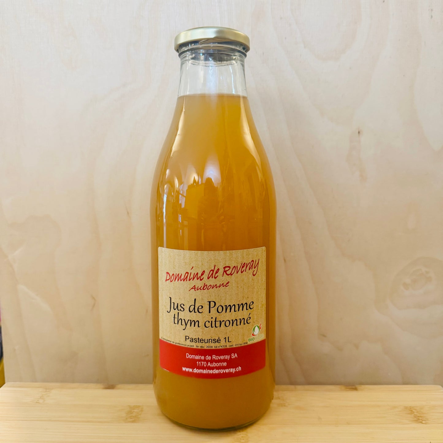 Jus pomme thym citronné BIO (1l)