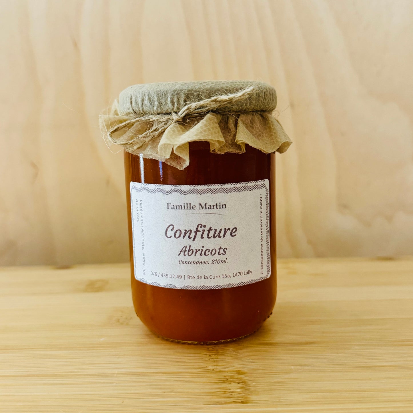 Confiture d'abricots