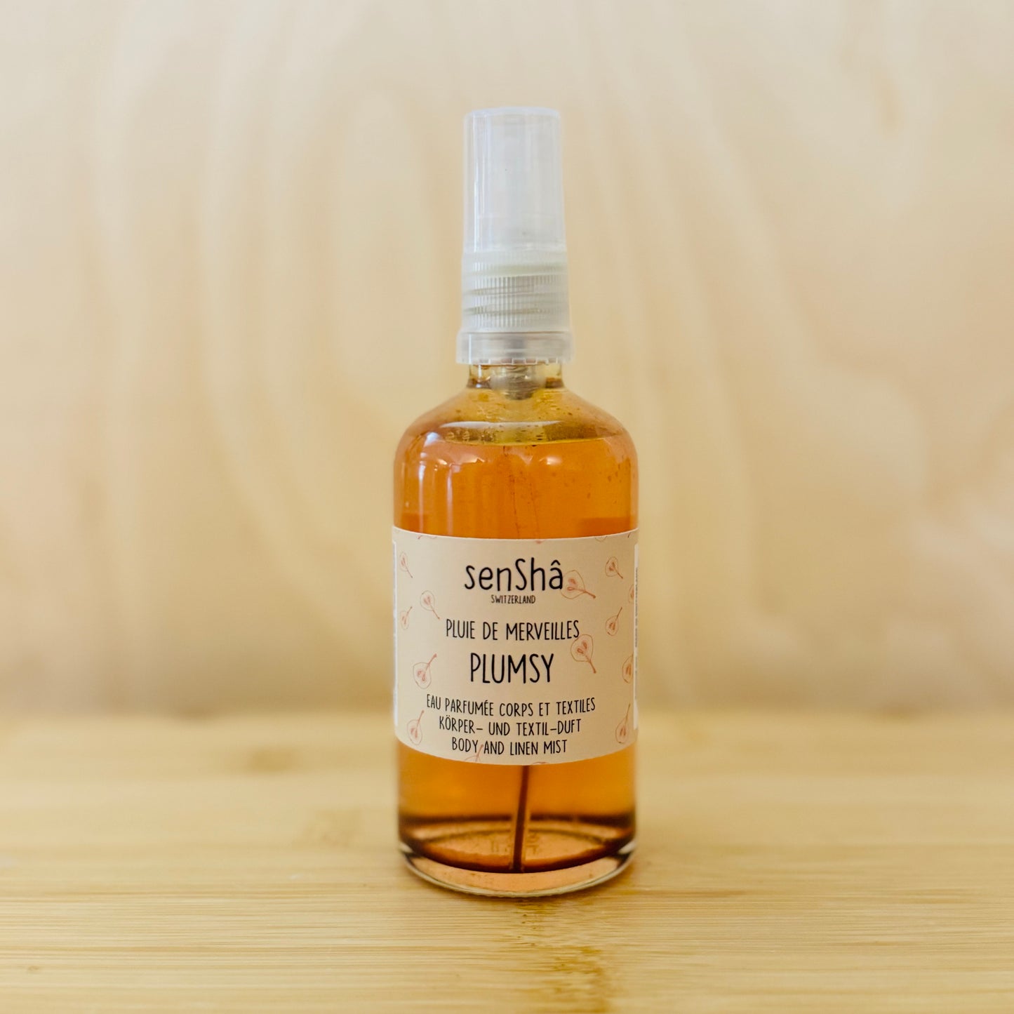 Eau parfumée "plumsy"