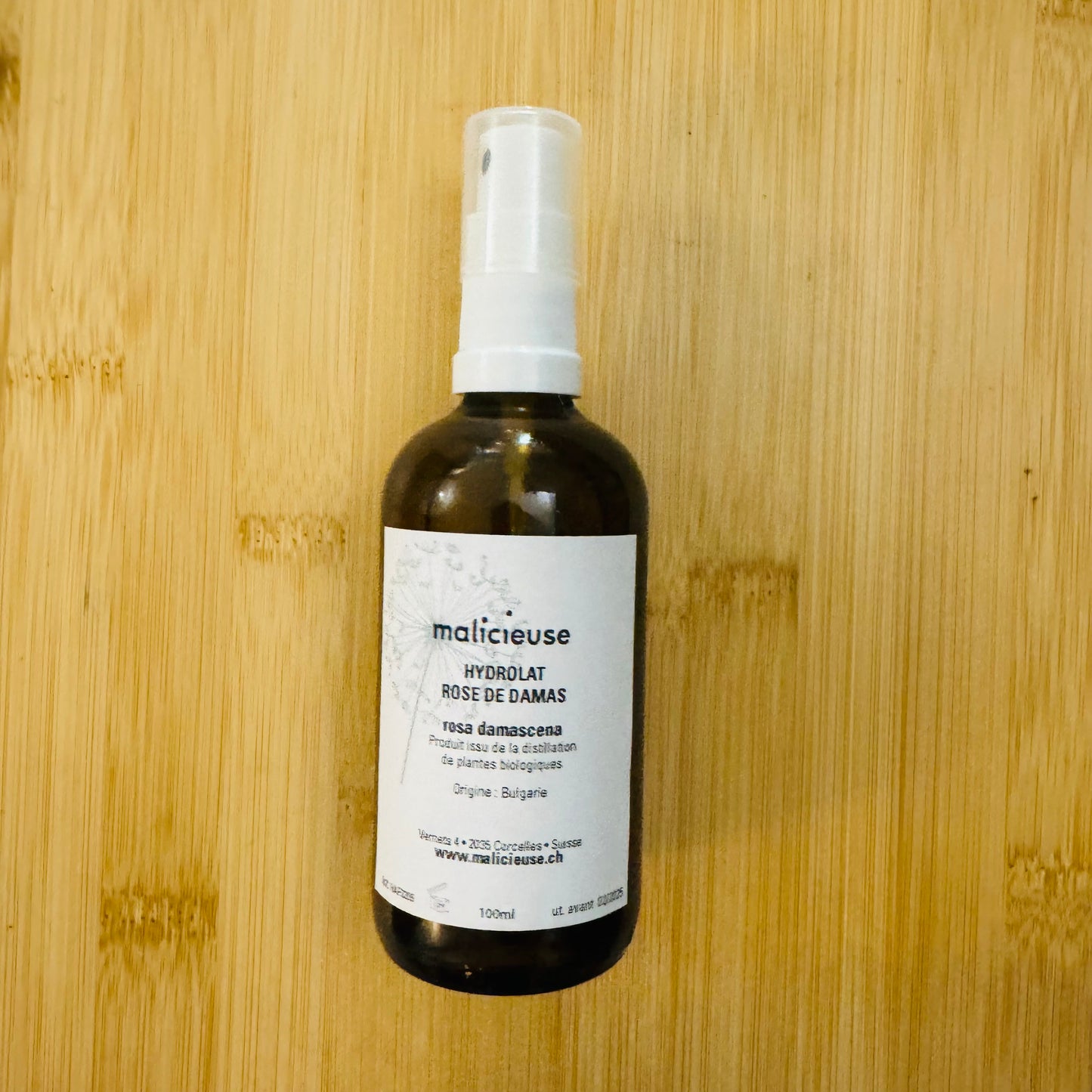 Hydrolat rose de damas BIO