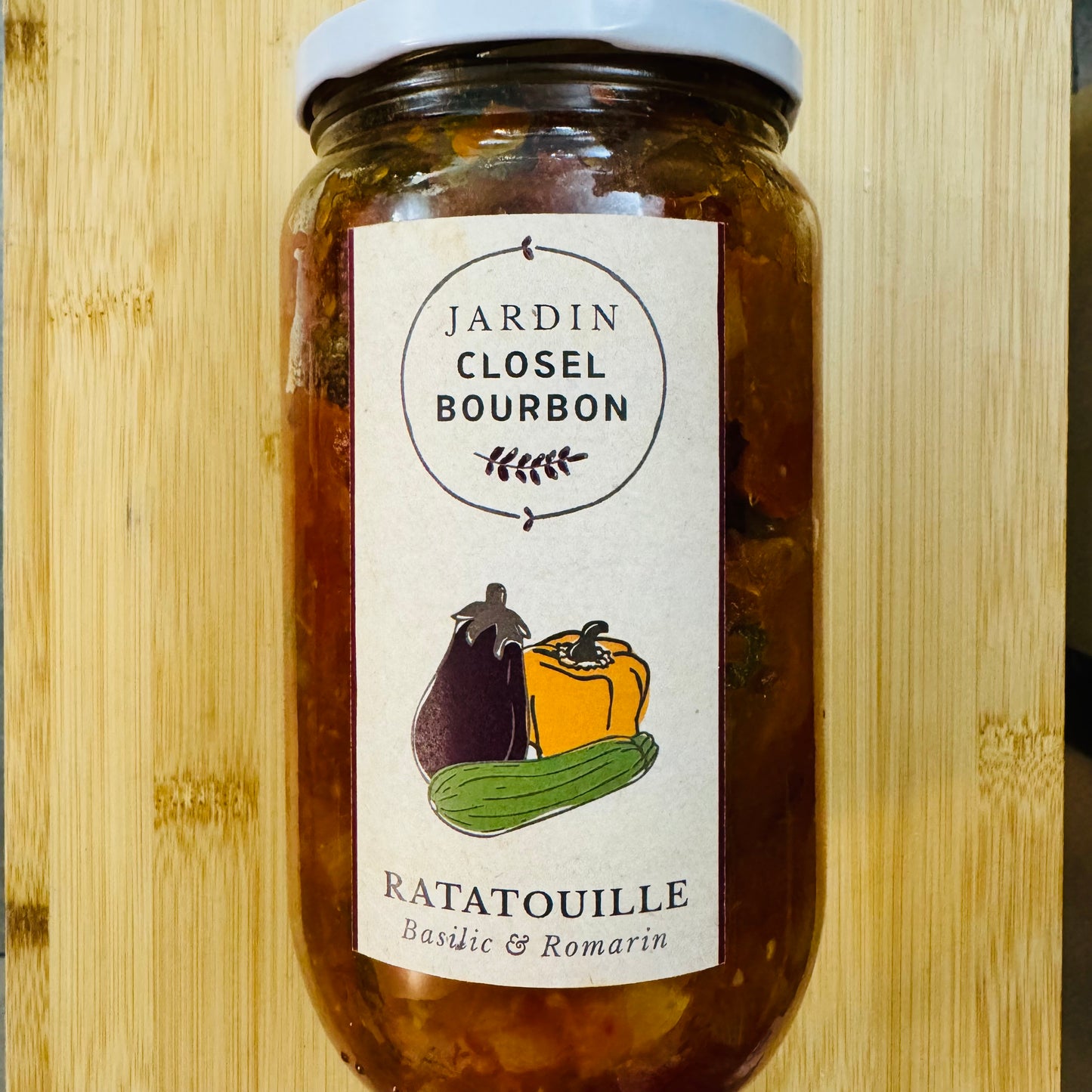 Ratatouille basilic et romarin BIO