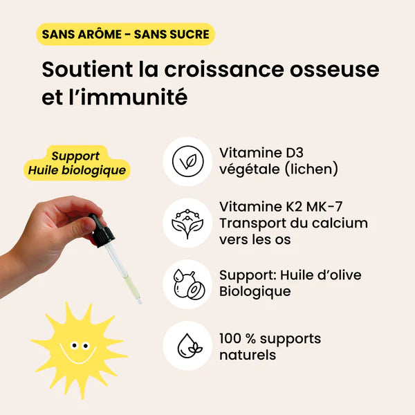 Kids vitamines D3 + K2