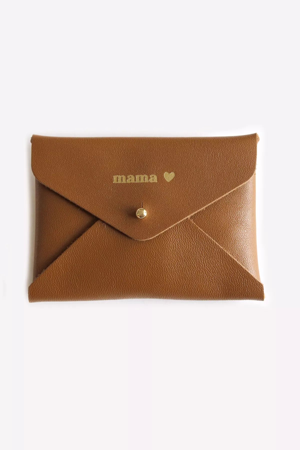 Enveloppe carte caramel "mama"