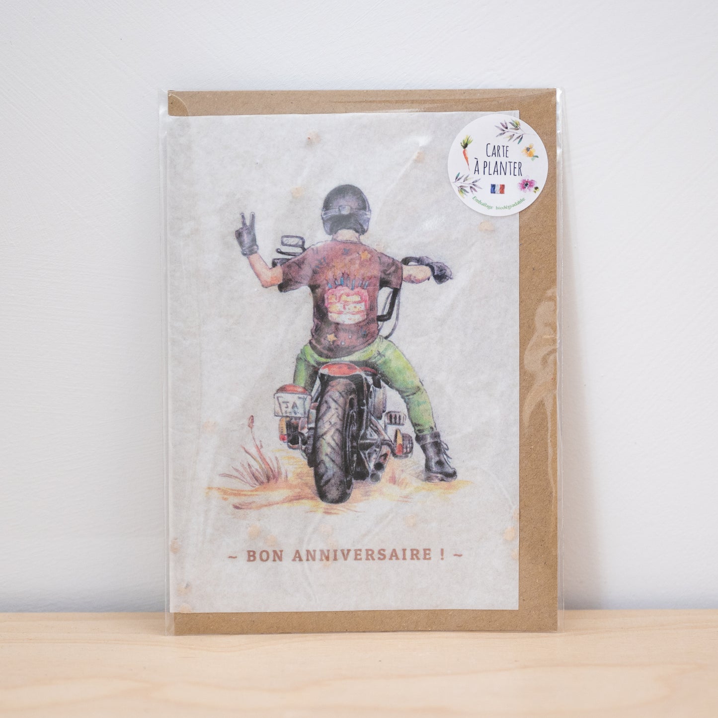 Bon anniversaire : motard