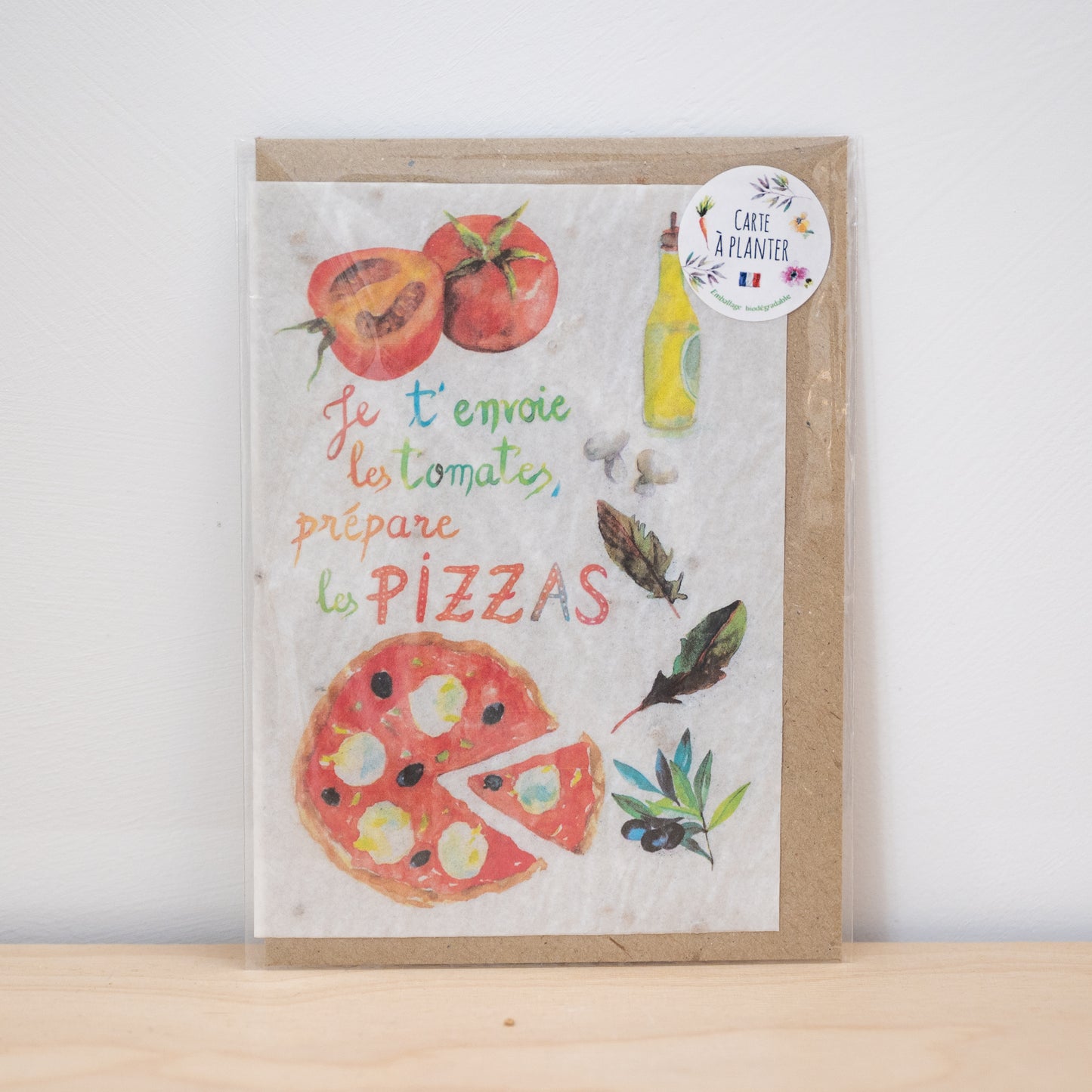 Je t'envoie les tomates, prépare les pizzas