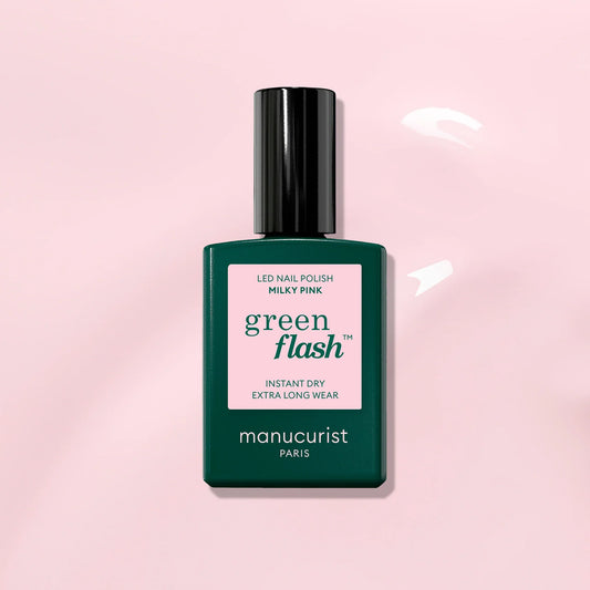 Vernis à ongles semi-permanent baby rose laiteux (Milky Pink)