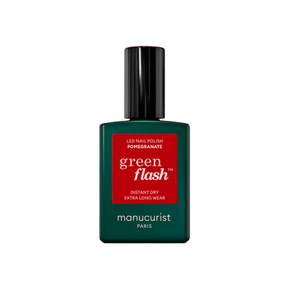 Vernis à ongles semi-permanent rouge framboise (pomegranate)