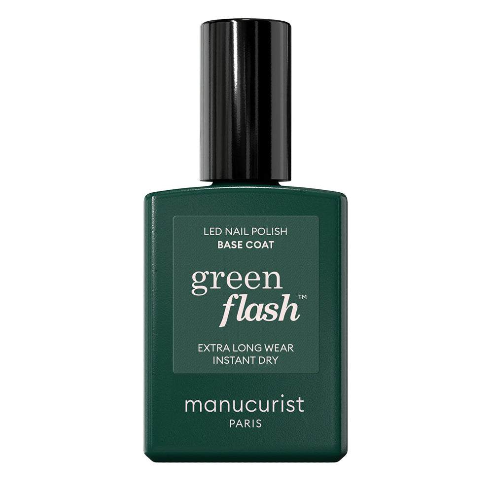 Base coat green flash