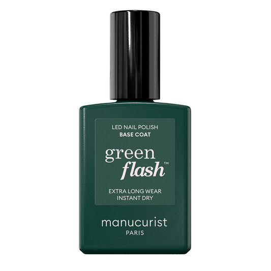 Base coat green flash