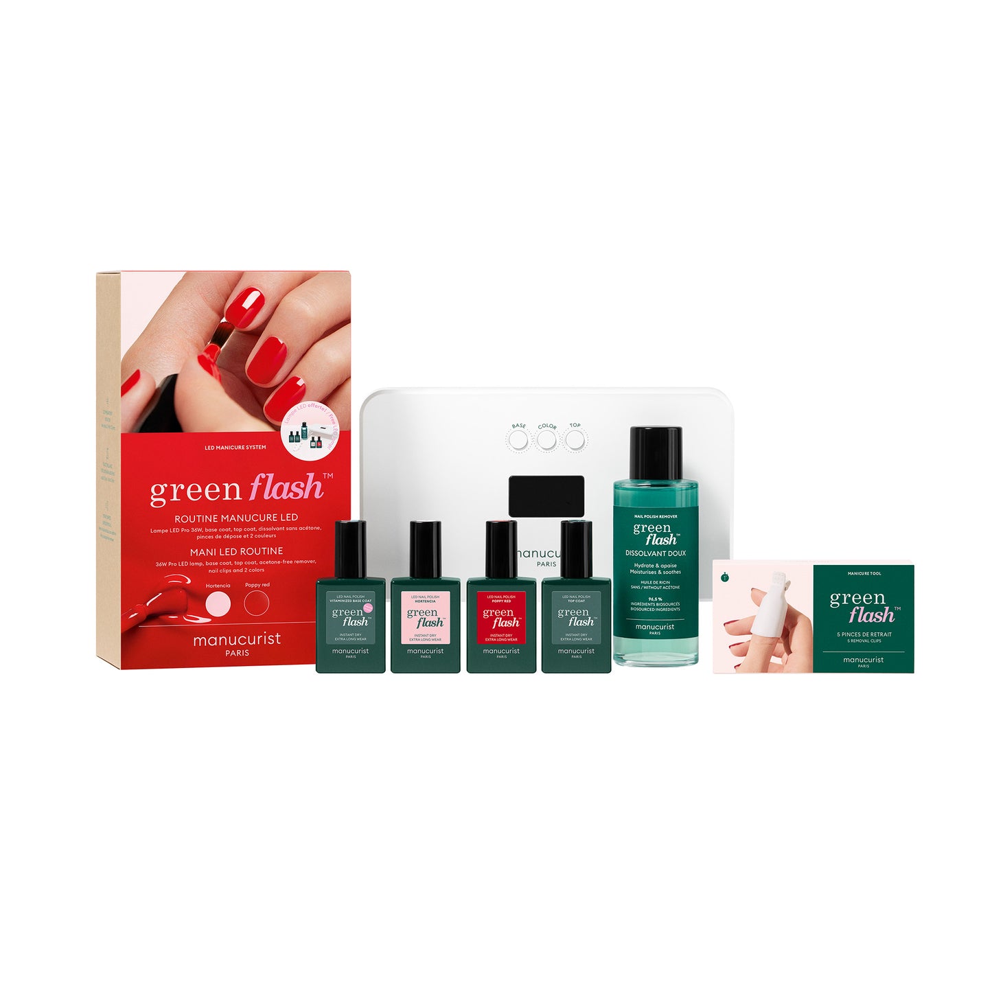 Kit découverte semi-permanent led green flash