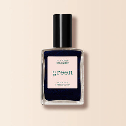 Vernis à ongles gamme Green™ bleu nuit irisé (Dark Nigth)