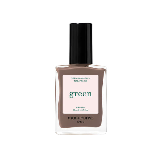 Vernis à ongles gamme Green™ marron aux sous-tons froids (freckles)