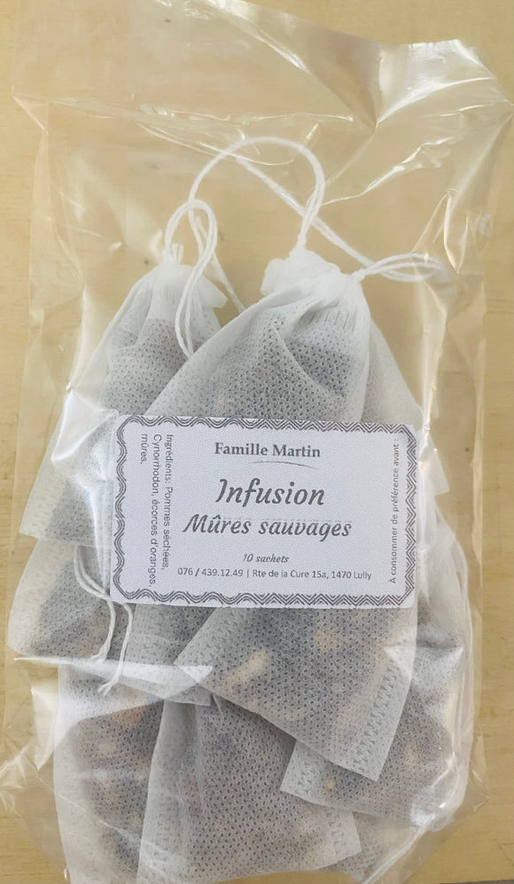 Infusion mûres sauvages 10 sachets