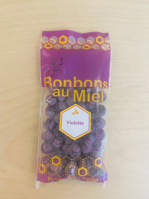 Bonbons pastille violette