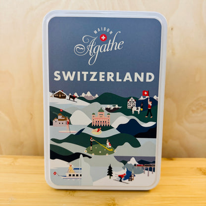 Boîte Switzerland, assortiment de biscuits