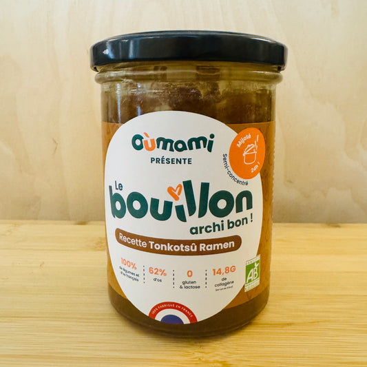 Bouillon d'os tonkotsû ramen bio