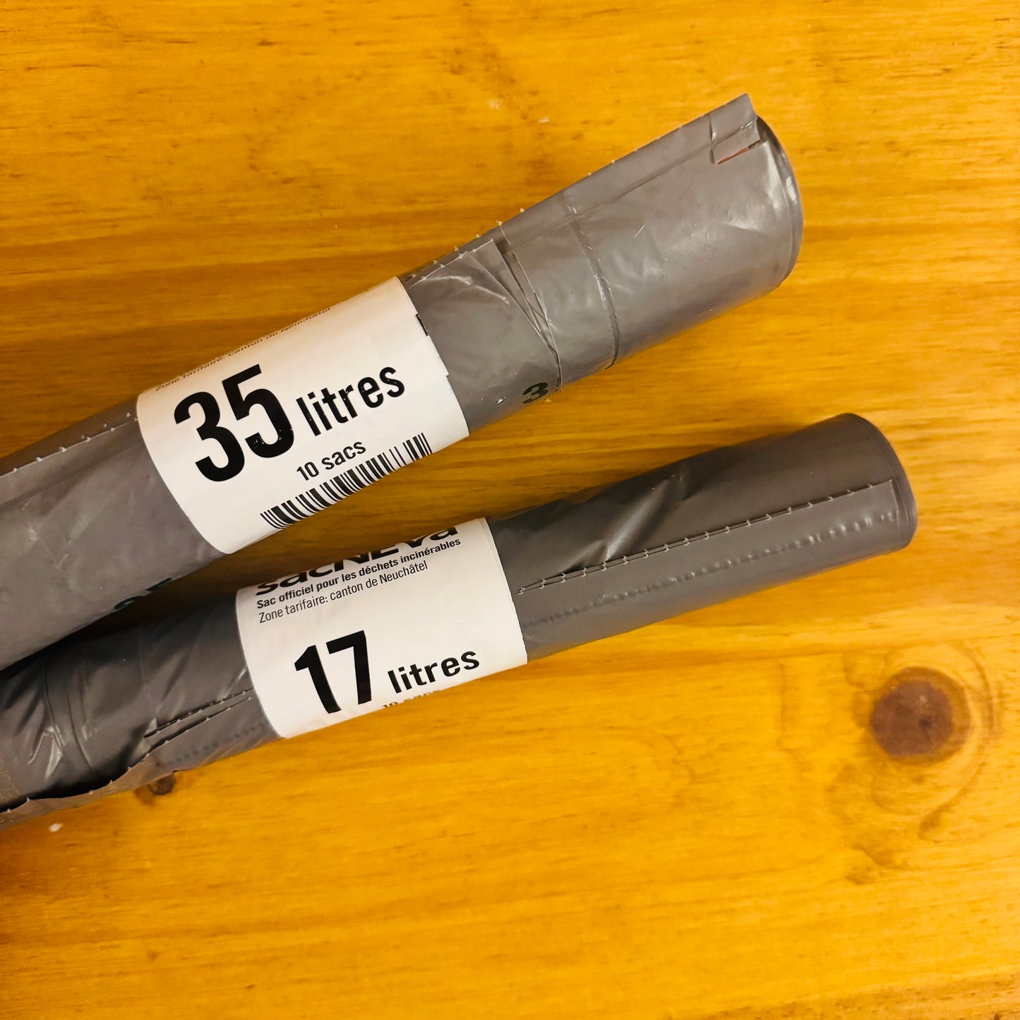 Sac taxé (17 litres et 35 litres)