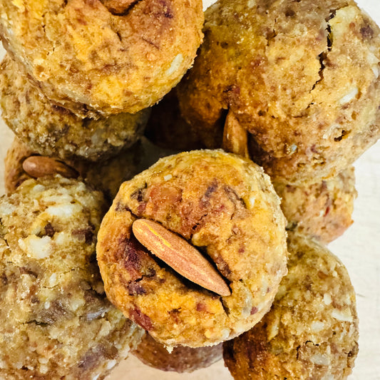 Boule d'énergie amandes - sans gluten - sans lactose - vegan
