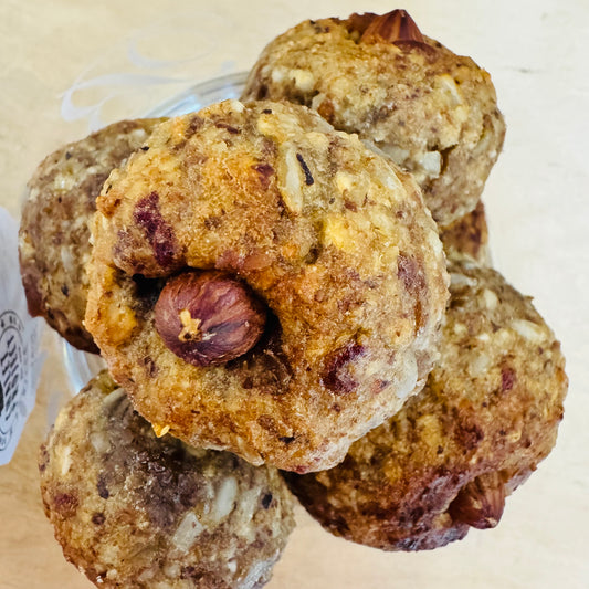 Boule d'énergie noisettes- sans gluten - sans lactose - vegan