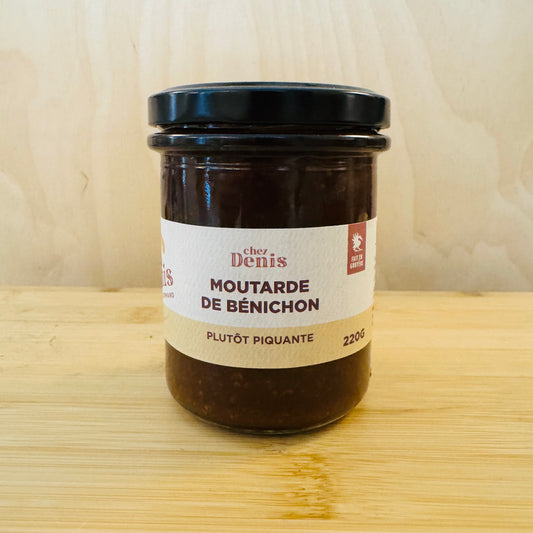 Moutarde de Bénichon - plutôt piquante