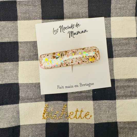 Mini barrette en résine