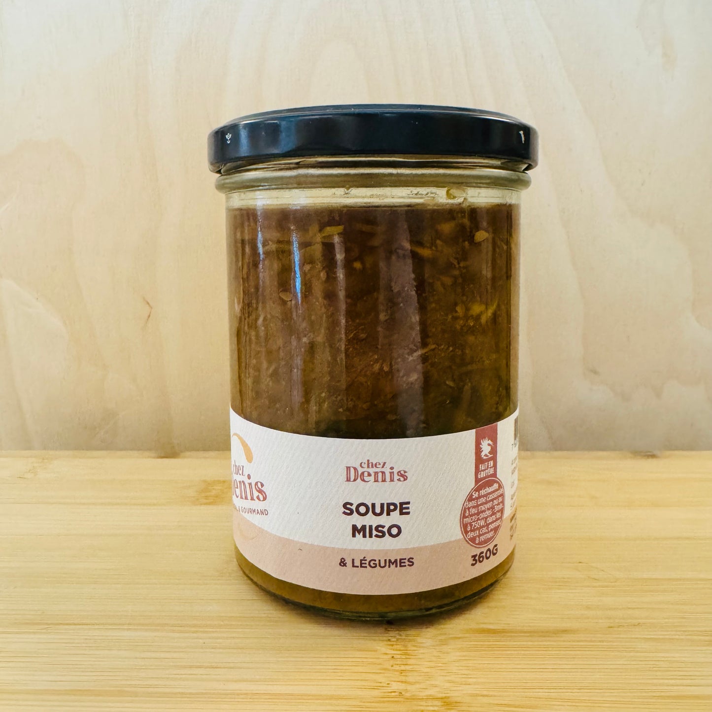 Soupe miso et légumes