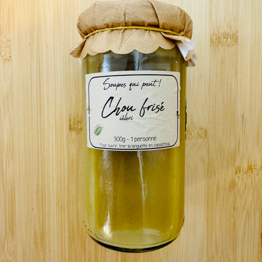 Soupe chou frisé et céleri
