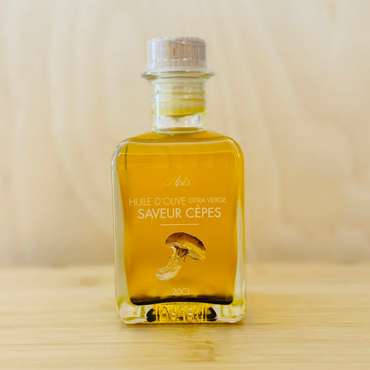 Huile d'olive cèpes