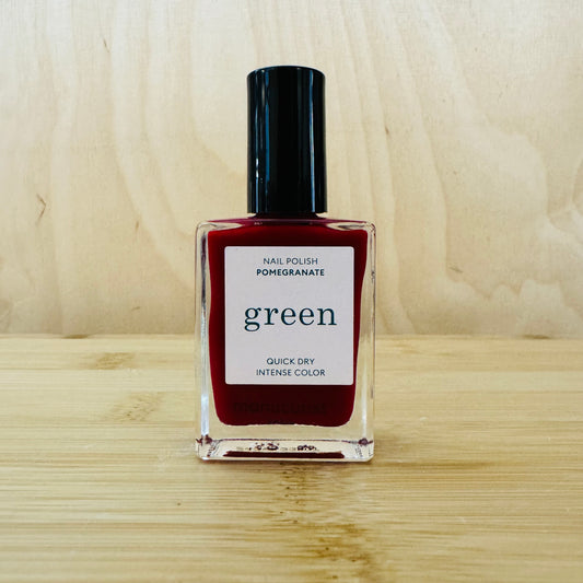Vernis à ongles gamme Green™ rouge framboise (pomegranate)
