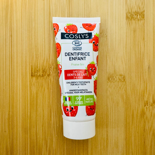 Dentifrice enfant à la fraise BIO