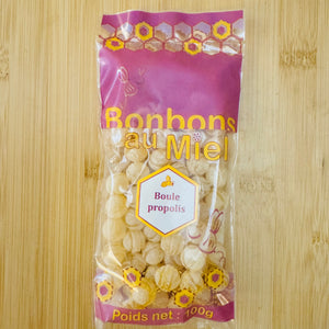 Bonbons au miel "boule propolis"