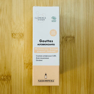 Gouttes autobronzantes BIO hâle léger