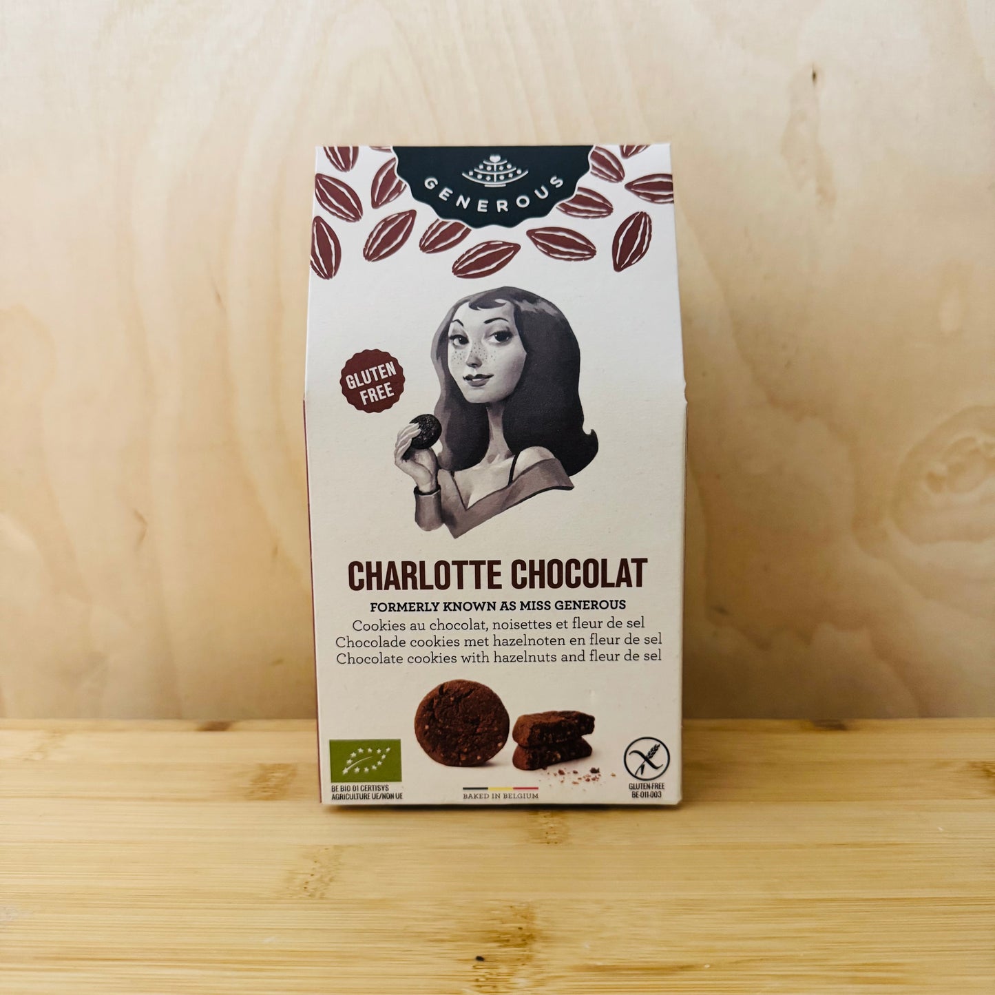 Cookies au chocolat, noisettes et fleur de sel BIO (sans gluten)