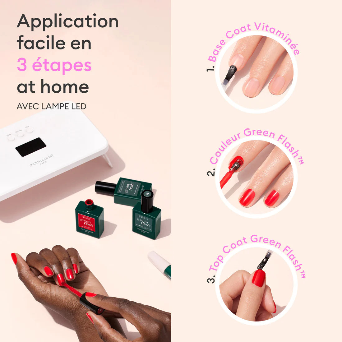 Top coat green flash