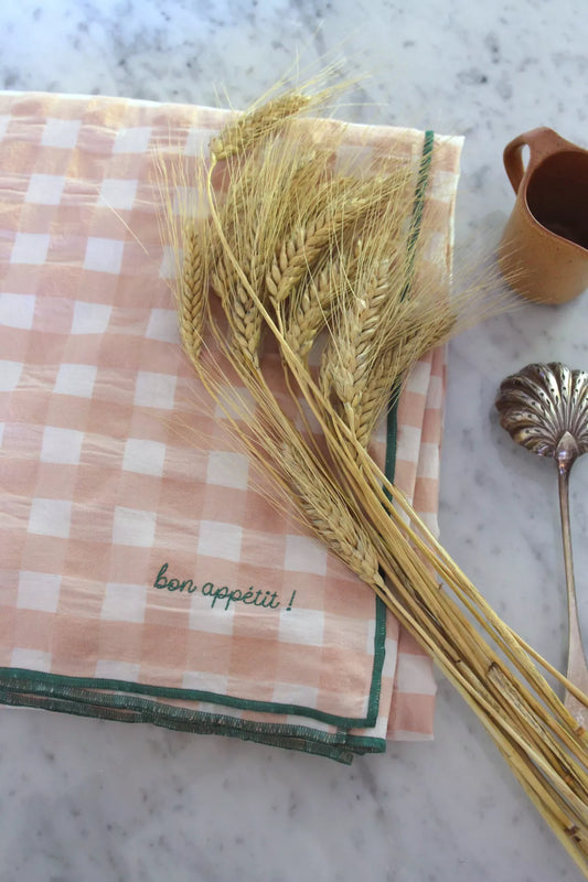 Nappe carreaux vichy "macaron"