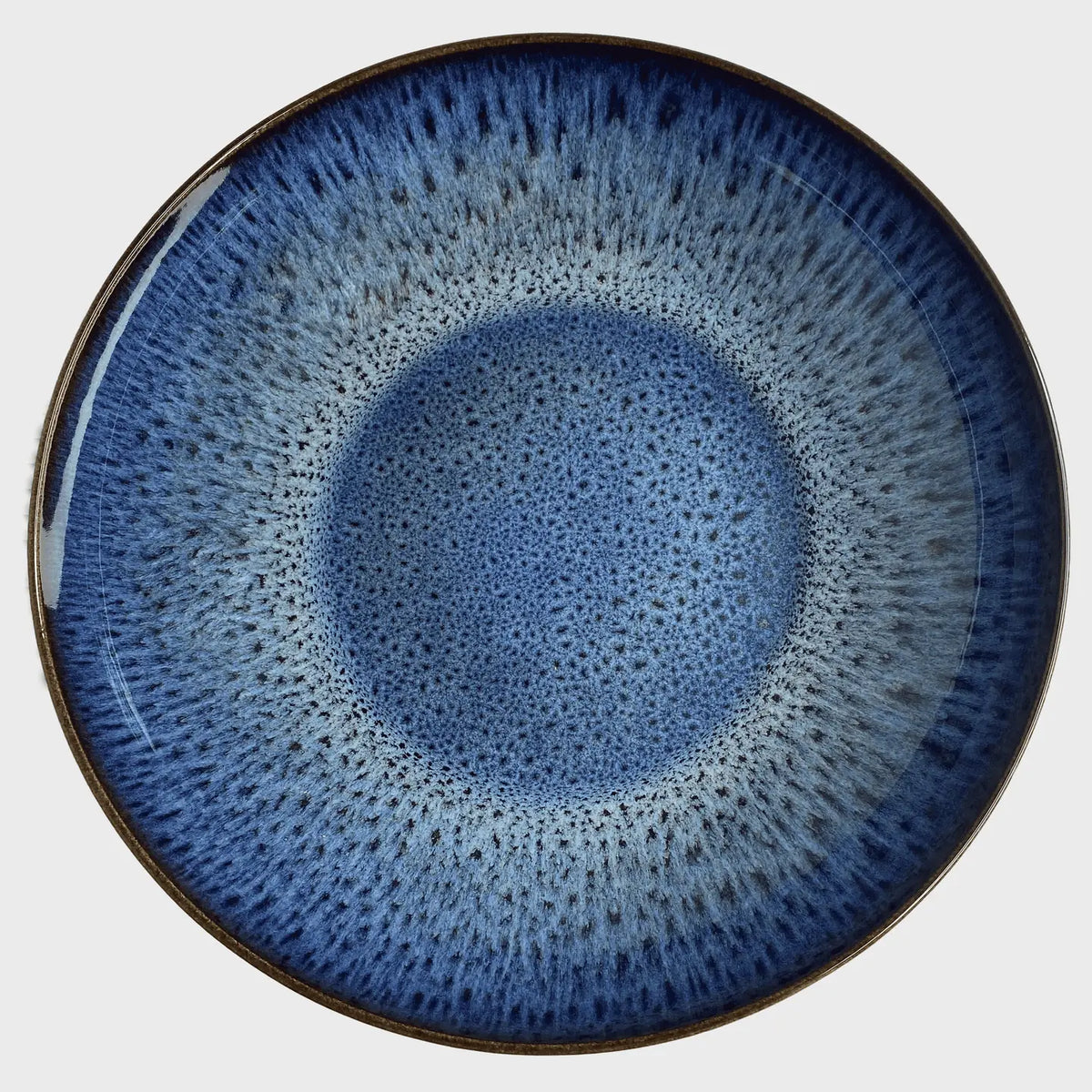 Saladier en grès bleu
