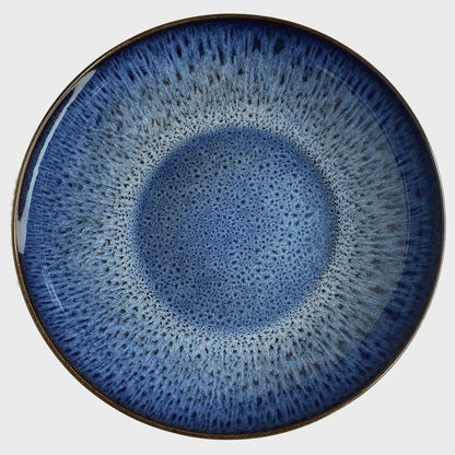Saladier en grès bleu