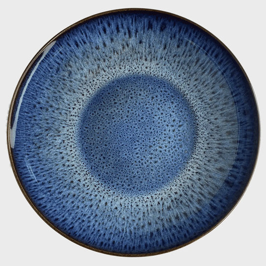Saladier en grès bleu