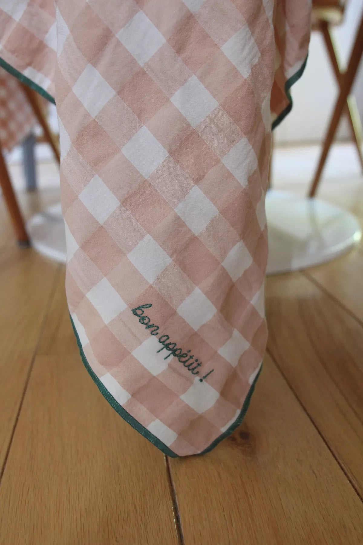 Nappe carreaux vichy "macaron"