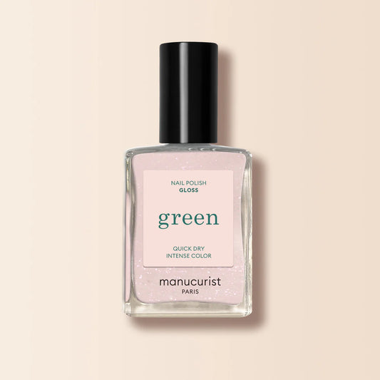 Vernis à ongles gamme Green™ blanc aux reflets rose irisés (Gloss)