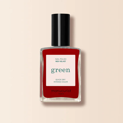 Vernis à ongles gamme Green™ rouge velours profond (red velvet)