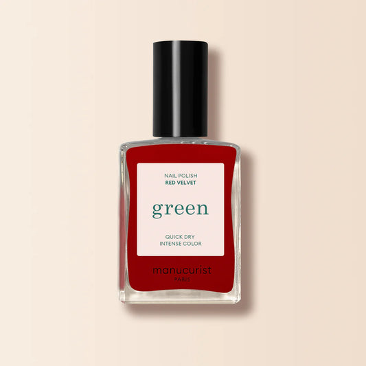 Vernis à ongles gamme Green™ rouge velours profond (red velvet)