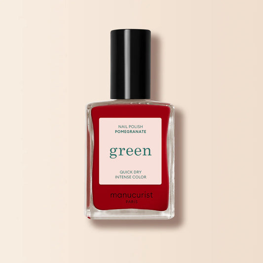 Vernis à ongles gamme Green™ rouge framboise (pomegranate)