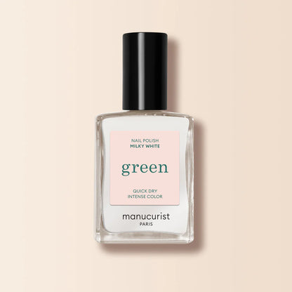 Vernis à ongles gamme Green™ blanc laiteux (milky white)