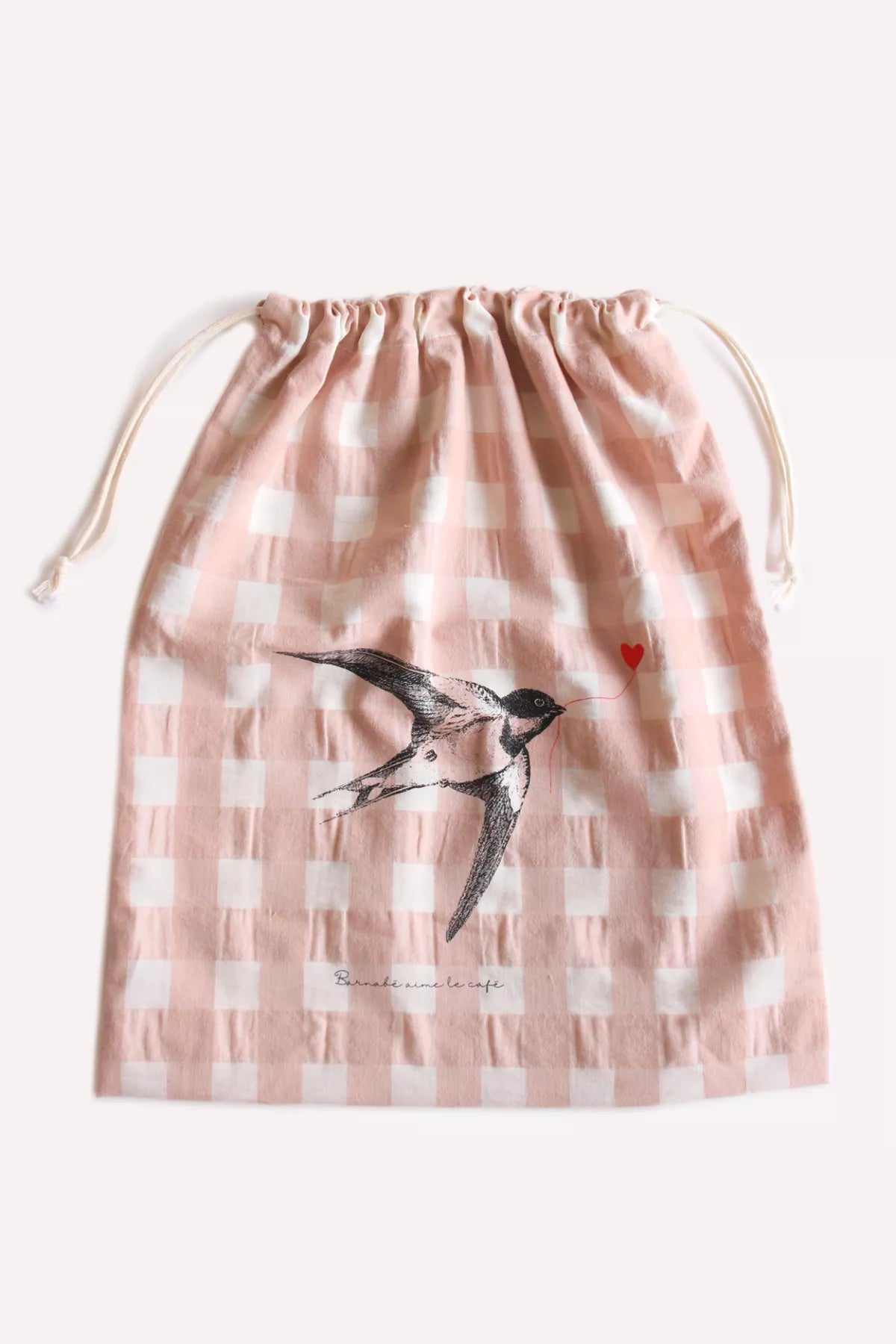 Pochon - macaron- Hirondelle