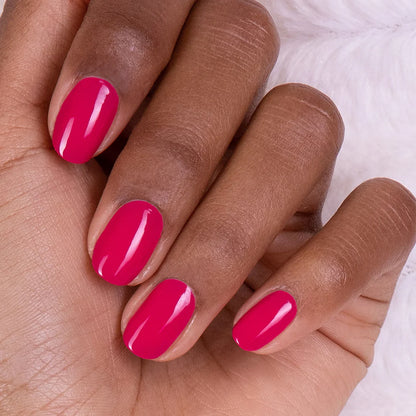 Vernis à ongles semi-permanent rose fuchsia (fuchsia)
